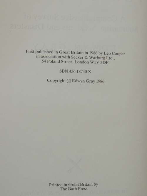 Few Survived - A History of Submarine Disasters - Edwyn Gray