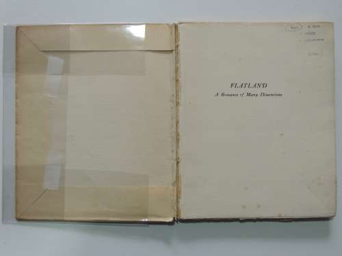 Flatland - A Romance of Many Dimensions (1932) A Square - Edwin A Abbott