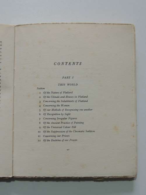 Flatland - A Romance of Many Dimensions (1932) A Square - Edwin A Abbott