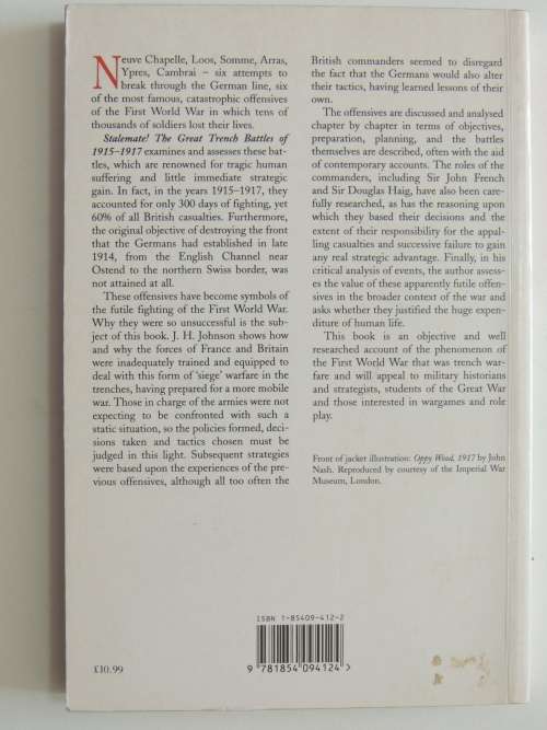 Stalemate! The Great Trench Warfare Battles of 1915-1917 - J.H. Johnson