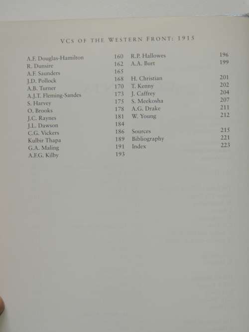 VCs Of The First World War  The Western Front 1915 - Peter F. Batchelor and Christopher Matson