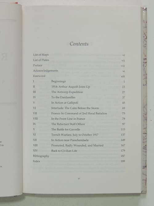 Command In The Royal Naval Division -Military Biography: Brig Gen A M Asquith DSO - Chris Page