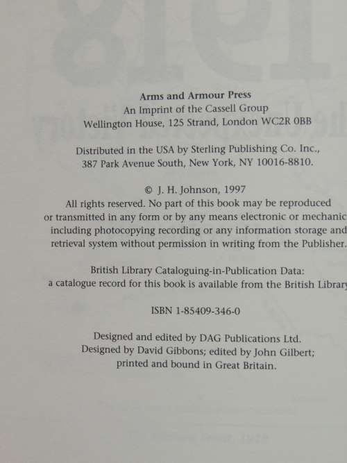 1918 The Unexpected Victory - J.H. Johnson