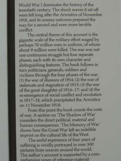 The Experience Of World War 1-J.M. Winter