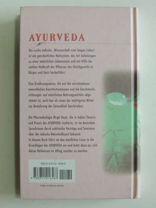 Ayurveda - Die Sanfte Kraft Der Indischen Naturheilkunde - Birgit Heyn (DEUTCH/GERMAN)