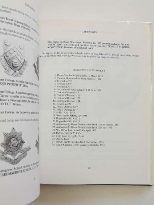 Badges Of The Worcestershire Regiment - R.W. Bennet