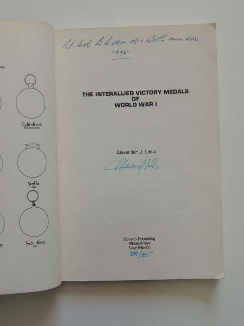 The Interallied Victory Medals Of World War 1 - Alexander J. Laslo