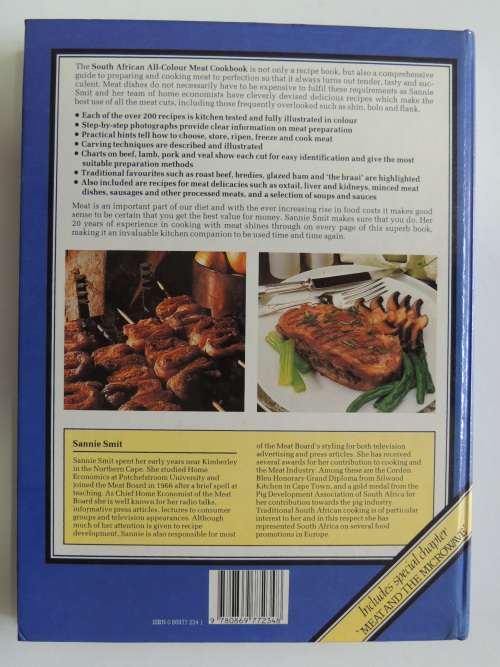 The South African All-Colour Meat Cookbook - Sannie Smit