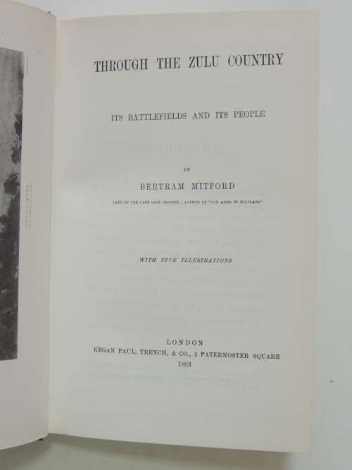 Through the Zulu Country - Its Battlefields and Its People - Bertram Mitford 1883