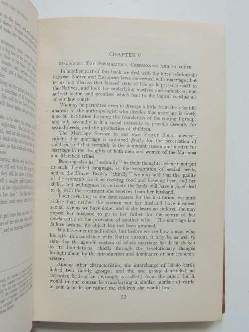 The Mashona and the Matabele - Charles Bullock 1950