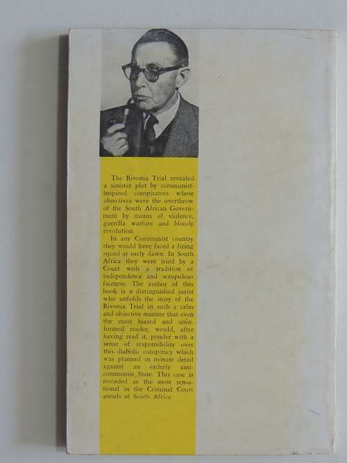 Rivonia - Operation Myibuye - A Review of the Rivonia Trial  - HHW dE Villiers 1964