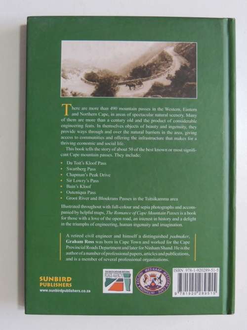 The Romance of Cape Mountain Passes - Graham Ross - Hard Cover