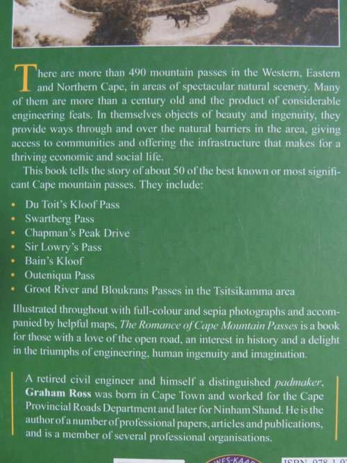 The Romance of Cape Mountain Passes - Graham Ross - Hard Cover