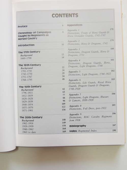 British Cavalry Uniforms Since 1660 - Michael Barthorp