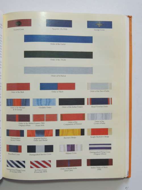 Ribbons And Medals  Edited And Revised By Alec A. Purves- H. Taprell Dorling