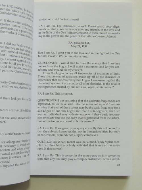 The Law of One - Book III by Ra, a Humble Messenger of the Law of One