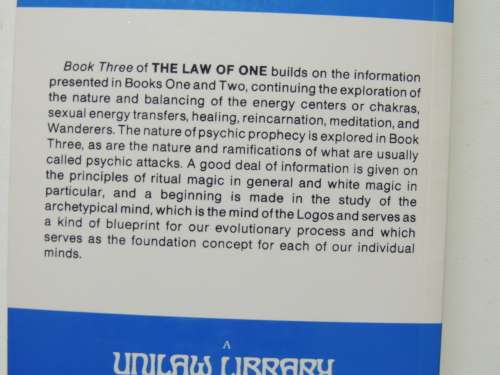 The Law of One - Book III by Ra, a Humble Messenger of the Law of One