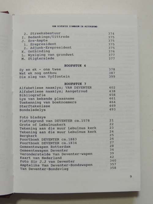 Van Deventer Stamboom en Agtergrond 1993 Boek 166 van slegs 200 - WD Van Deventer