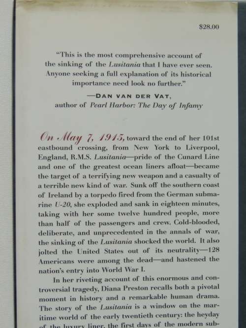 Lusitania - An Epic Tragedy - Diana Preston