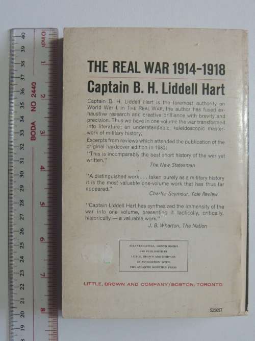 The Real War 1914-1918 - CPT BH Liddel Hart