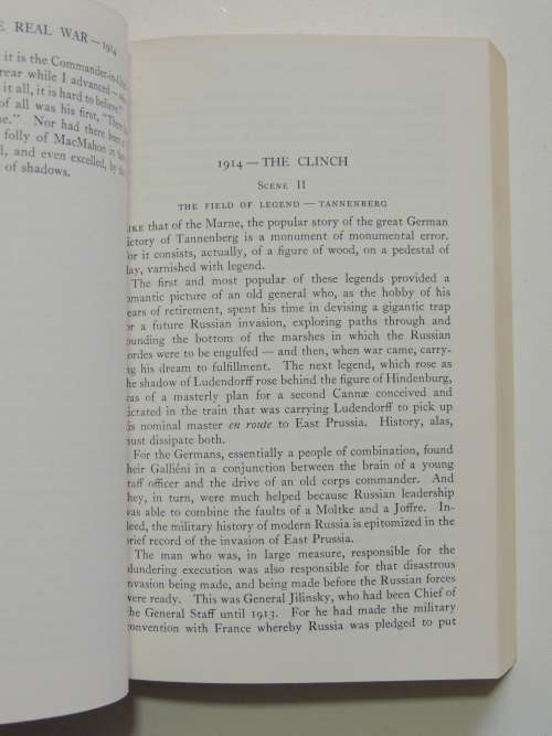 The Real War 1914-1918 - CPT BH Liddel Hart
