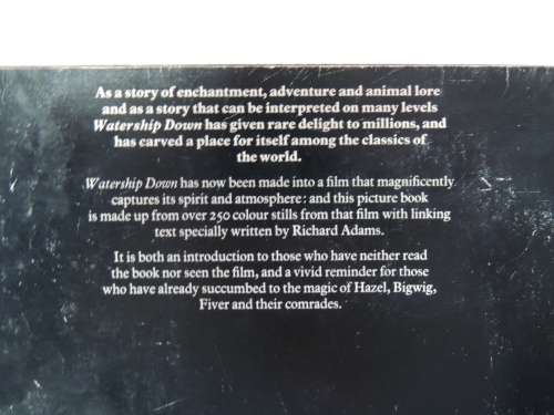 The Watership Down - Film Picture Book With Linking Text by Richard Adams