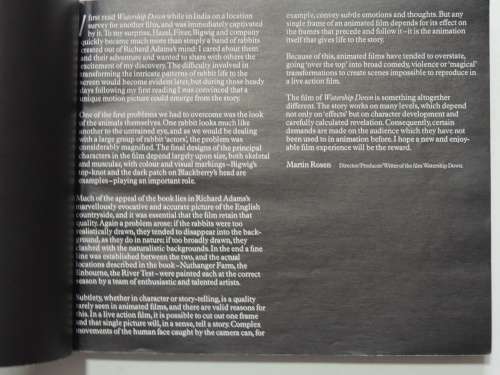 The Watership Down - Film Picture Book With Linking Text by Richard Adams