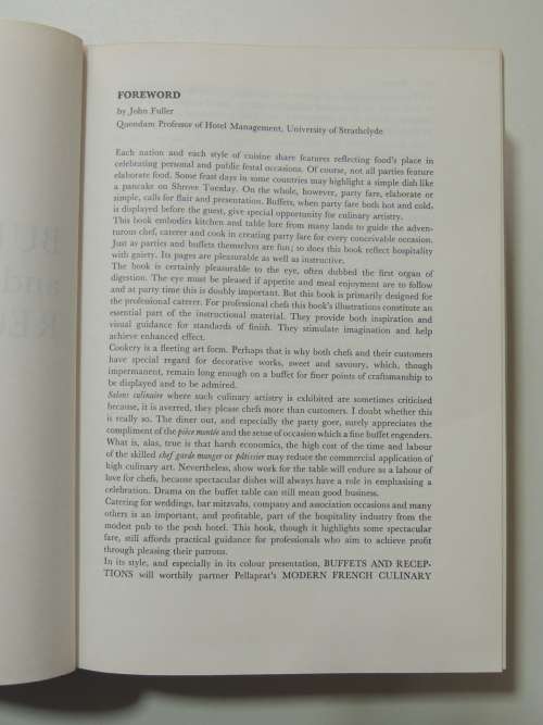 Buffets and Receptions - 1983 4th Ed. - P Mengelatte, W Bickel, A Abelanet