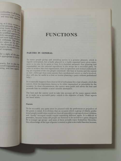 Buffets and Receptions - 1983 4th Ed. - P Mengelatte, W Bickel, A Abelanet