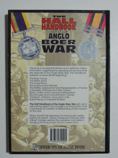 The Hall Handbook Of The Anglo-Boer War - Darrell Hall