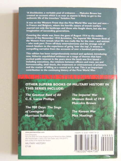 The Imperial War Museum Book Of The Western Front - Malcolm Brown