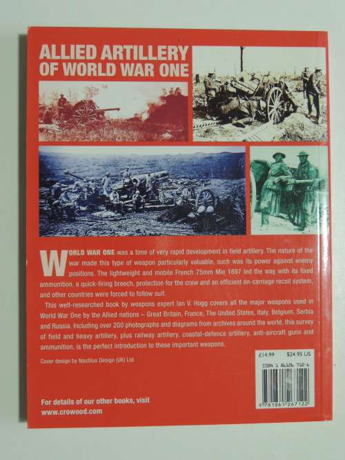 Allied Artillery Of World War One - Ian V. Hogg