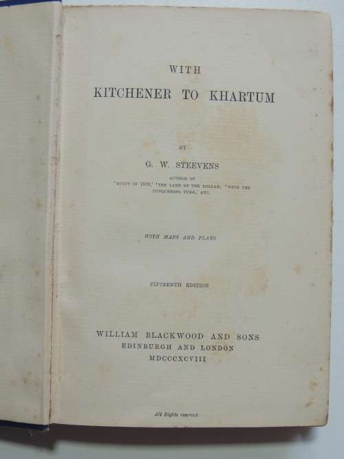 With Kitchener To Khartum - G.W. Steevens