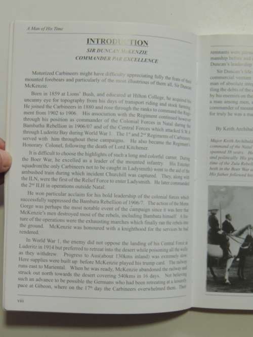 A Man Of His Time Brigadier General Sir Duncan McKenzie K.C.M.G., D.S.O., V.D., Legion D`Honneur