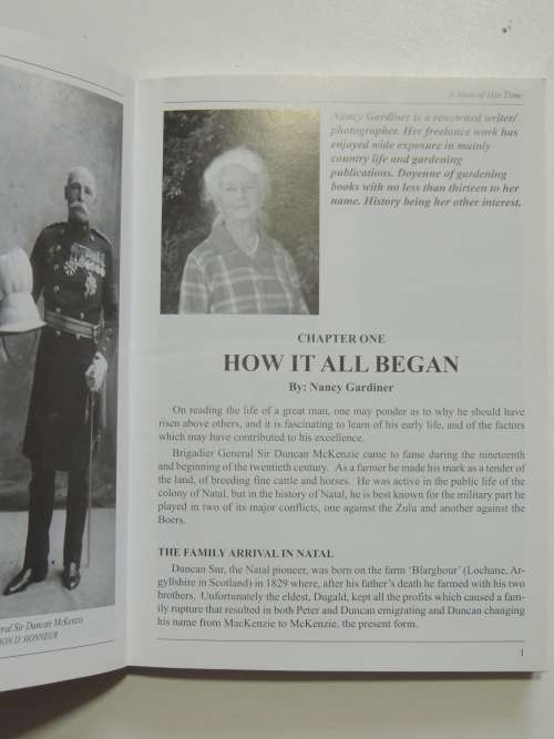 A Man Of His Time Brigadier General Sir Duncan McKenzie K.C.M.G., D.S.O., V.D., Legion D`Honneur