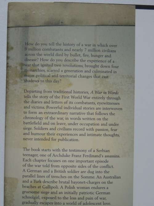 A War In Words - Svetlana Palmer & Sarah Wallis