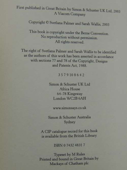 A War In Words - Svetlana Palmer & Sarah Wallis