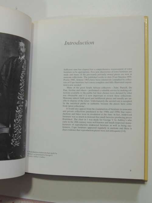 Town Furniture of the Cape- Michael Baraitser, Anton Obholzer