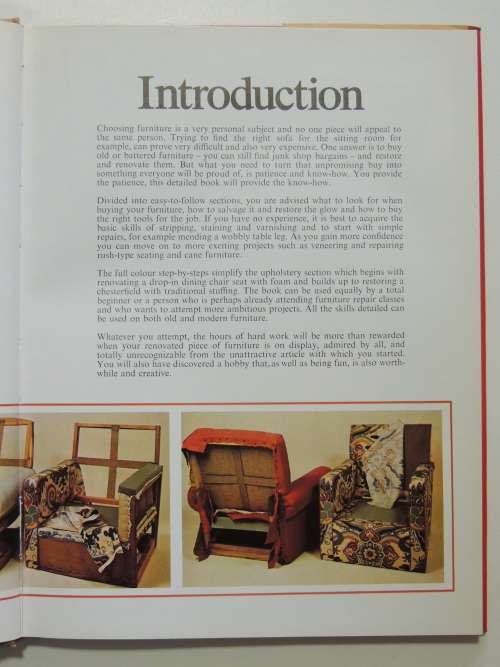 The Illustrated Guide To Furniture Repair & Restoration - ed Kitty Grimes