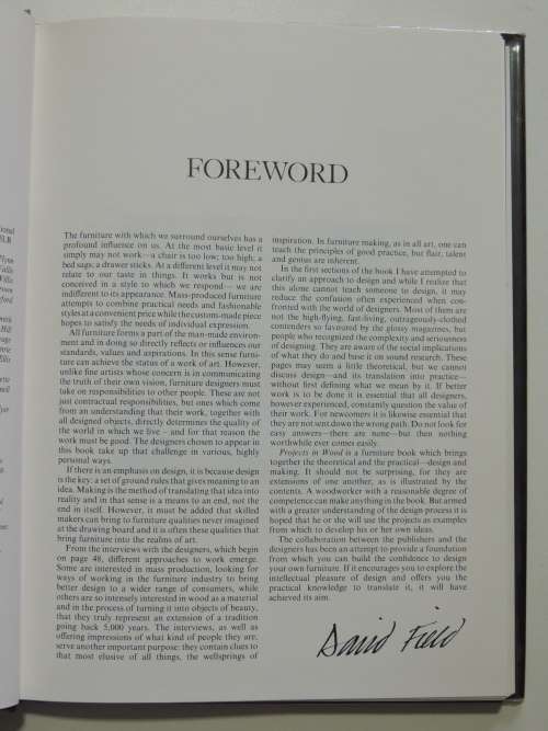 Projects In Wood - David Field
