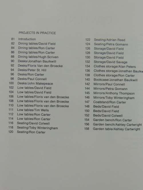 Projects In Wood - David Field
