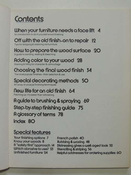Furniture Finishing And Refinishing