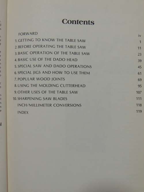 Getting the Most Out of Your Table Saw - Rockwell Publication