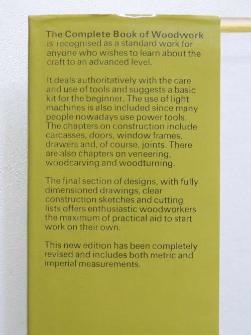 The Complete Book Of Woodwork - Charles H Hayward