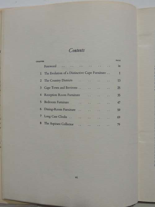 Cape Antique Furniture - 1959, Limited Edition, 198 of 1000Lennox van Onselen