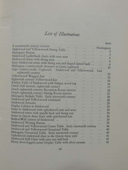 Cape Antique Furniture - 1959, Limited Edition, 198 of 1000Lennox van Onselen