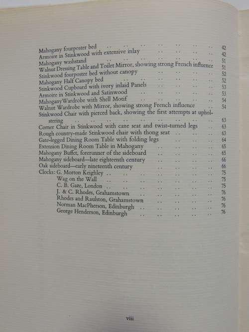 Cape Antique Furniture - 1959, Limited Edition, 198 of 1000Lennox van Onselen