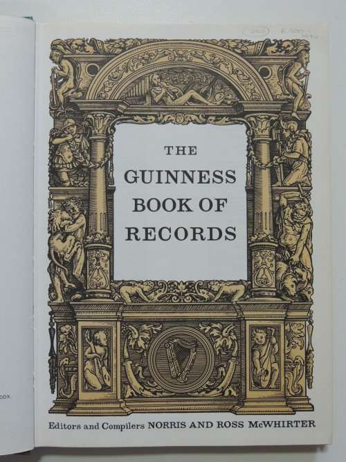 THE GUINNESS BOOK OF RECORDS SOUTHERN AFRICAN EDITION 1972Editors & Compilers by Eric Rosenthal...