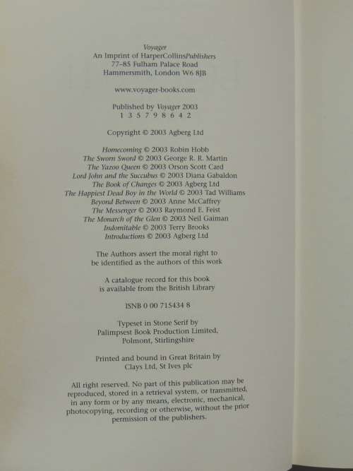 Legends II: Eleven New Works by the Masters of Modern Fantasy - 1st Edition- Ed. Robert Silverberg