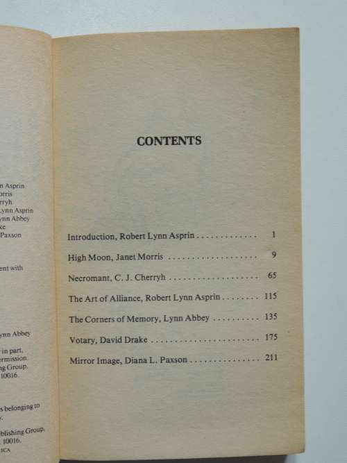 The Face of Chaos - Thieves Worls is Invaded - Ed. Robert L Asprin, Lynnn Abbey